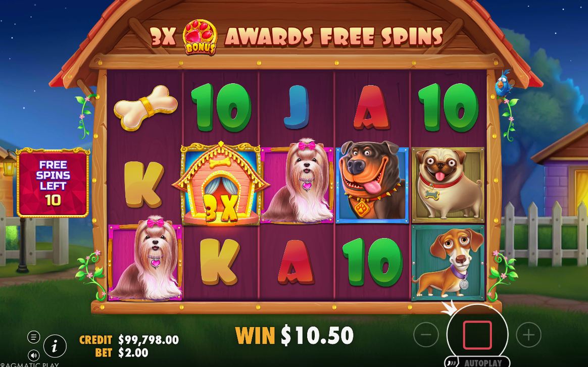 Free Spins with sticky WILDs on reels 2 to 4